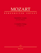 Complete Songs for high voice - Mozart, Wolfgang Amadeus