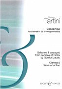 CONCERTINO by TARTINI GIUSEPPE / clarinet + piano
