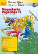 Megastarke Popsongs 11 + CD - 11 skladeb pro jednu nebo dvě flétny