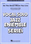On the Street Where You Live - vocal solo with jazz ensemble - score + parts