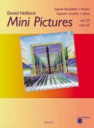 Mini Pictures Vol.1 s CD pro zobcová flétna a klavír od Daniel Hellbach