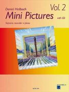 Mini Pictures Vol.2 s CD pro zobcová flétna a klavír od Daniel Hellbach