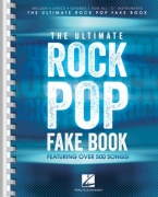 The Ultimate Rock Pop Fake Book - 500 písní v úpravě melodická linka akordové značky a text pro nástroje v ladění C