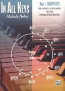 IN ALL KEYS 1 - SHARP KEYS  by Melody Bober / 16 skladeb pro středně pokročilé klavíristy