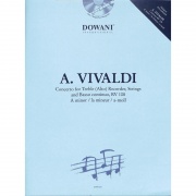 Konzert für Altblockflöte, Streicher und Basso continuo RV 108 in a-moll - Koncert Antonia Vivaldi pro altovou flétnu a klavír