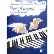 Flying fingers 2 + 2 CD - klavírní škola - Hellbach Daniel + Hellbach Jeannette