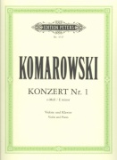 Komarowski: KONZERT Nr.1 (E minor) / housle + klavír