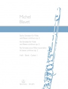 Six Sonatas for Flute and Basso Continuo op. 2/1-3 Volume 1 - Blavet, Michel
