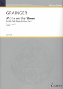 Grainger: Molly on the Shore - British Folk Music for string quartet / partitura + party