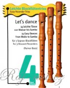Lets dance - band 4 - 14 jednoduchých tanců a valčíků pro zobcové flétny