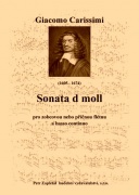 Sonata d moll - flauto dolce /A/ (flauto traverso ad lib.), basso continuo od Giacomo Carissimi