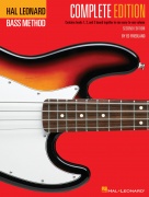 Hal Leonard Electric Bass Method - Complete Ed. - Contains Books 1,2, and 3