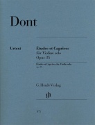 Études et Caprices pro sólové housle op. 35 skladatele Jakob Dont