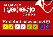 Pexeso memory cards - Hudební názvosloví 3 - 64 obrázkových kartiček
