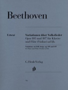 Variations On Folk Songs Op.105 And 107 - noty pro příčnou flétnu a klavír