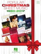 Popular Christmas Sheet Music - vánoční melodie z let 1980-2017 - pro zpěv, klavír s akordy pro kytaru
