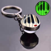 Přívěsek na klíče klaviatura 3 - svítící skleněné koule
