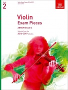Violin Exam Pieces 2016-2019, ABRSM Grade 2 - Selected from the 2016-2019 syllabus - 9 skladeb pro housle a klavír