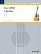 3 Sonatas op. 6 noty pro kytaru - Francesco Molino