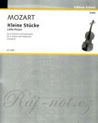 Kleine Stücke - Wolfgang Amadeus Mozart - 2 housle a violoncello
