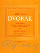 Mše D dur op. 86 (varhanní verze) SATB - Antonín Dvořák