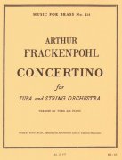 CONCERTINO by FRACKENPOHL ARTHUR / tuba & orchestra (piano reduction)
