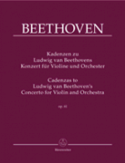 Cadence k koncertu D dur  pro housle a orchestr op. 61 - Ludwig van Beethoven