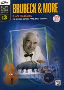 Alfred Jazz Play Along 3 -  Brubeck & More (9 jazz standards) + CD / doprovod - party rytmické sekce (piano/bass/drums)