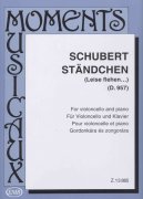 SCHUBERT Franz - STÄNDCHEN D.957 (Zastaveníčko) / violoncello + klavír
