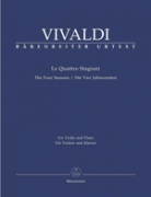 Čtvero ročních období (Le Quattro Stagioni) - housle a klavír - Vivaldi Antonio