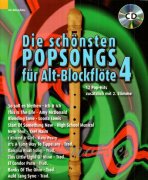 Die schönsten Popsongs für Alt-Blockflöte - 12 Pop-Hits 4 + CD
