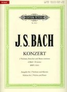 KONZERT D-MOLL BWV 1043 pro dvoje housle a klavír Johann Sebastian Bach