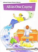 Alfred's Basic PIANO All-in-One Course 5 - klavírní lekce * hudební teorie * přednesové skladbičky