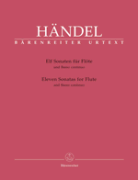 Jedenáct sonát pro příčnou flétnu - Georg Friedrich Händel