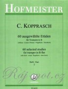 60 ausgewählte Etüden für Trompete in B band 2 - Kopprasch Carl
