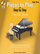 Pieces to Play 3 by Edna Mae Burnam + CD /  jednoduché skladby pro klavír