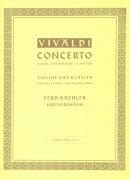 VIVALDI - CONCERTO G-DUR (MAJOR) / violin + piano