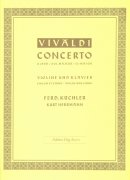 VIVALDI - CONCERTO G-DUR (MAJOR) / violin + piano
