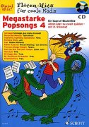 Megastarke Popsongs 4 + CD - zobcová flétna