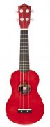 Hudební nástroj ukulele - červená barva
