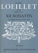 12 Sonaten op.4 Heft 2 - Jean Baptiste Loeillet