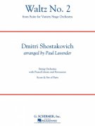 Waltz No.2 by D. Shostakovich - string orchestra / partitura + party