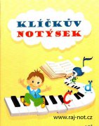 Klíčkův notýsek pracovní učebnice hudební teorie pro I.stupeň ZŠ - Mgr. Eva Šašinková