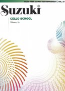 Suzuki Cello School 10 - part violoncella + klavírní doprovod