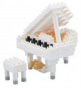 Stavebnice hudebních nástrojů - bílý klavír