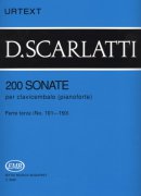 200 Sonate per clavicembalo (pianoforte) 3 (No. 101 - 150) - URTEXT pro klavír