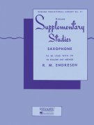 Supplementary Studies for Saxophone / Doplňující etudy pro saxofon
