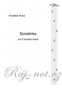 Sonatinka pro 2 housle a klavír - František Hrubý