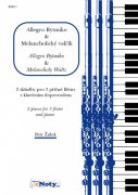 ŽIDEK, Petr: Allegro Rytmiko & Melancholický valčík / 2 skladby pro 3 příčné flétny a klavír