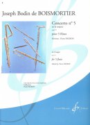 BOISMORTIER: CONCERTO No.5  A major Op. 15 for 5 flutes